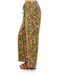 Fever Women's Print Drawstring Pant