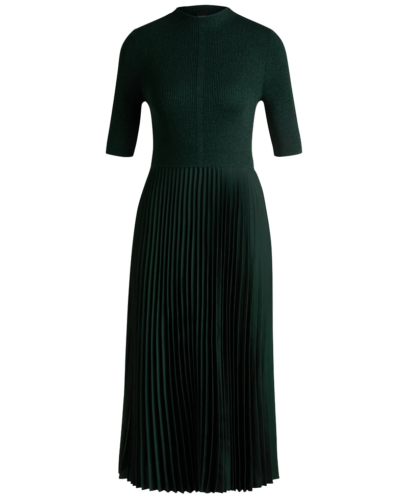 Boss by Hugo Women's Cropped-Sleeve Dress