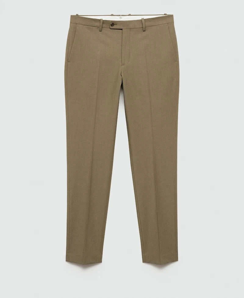 Mango Men's Stretch Fabric Suit Pants
