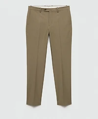 Mango Men's Stretch Fabric Suit Pants
