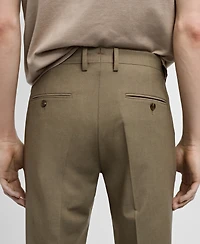 Mango Men's Stretch Fabric Suit Pants