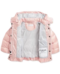 Polo Ralph Lauren Baby Metallic Peplum Bomber Coat