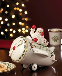 Lenox Countdown 'Til Christmas Airplane Cookie Jar