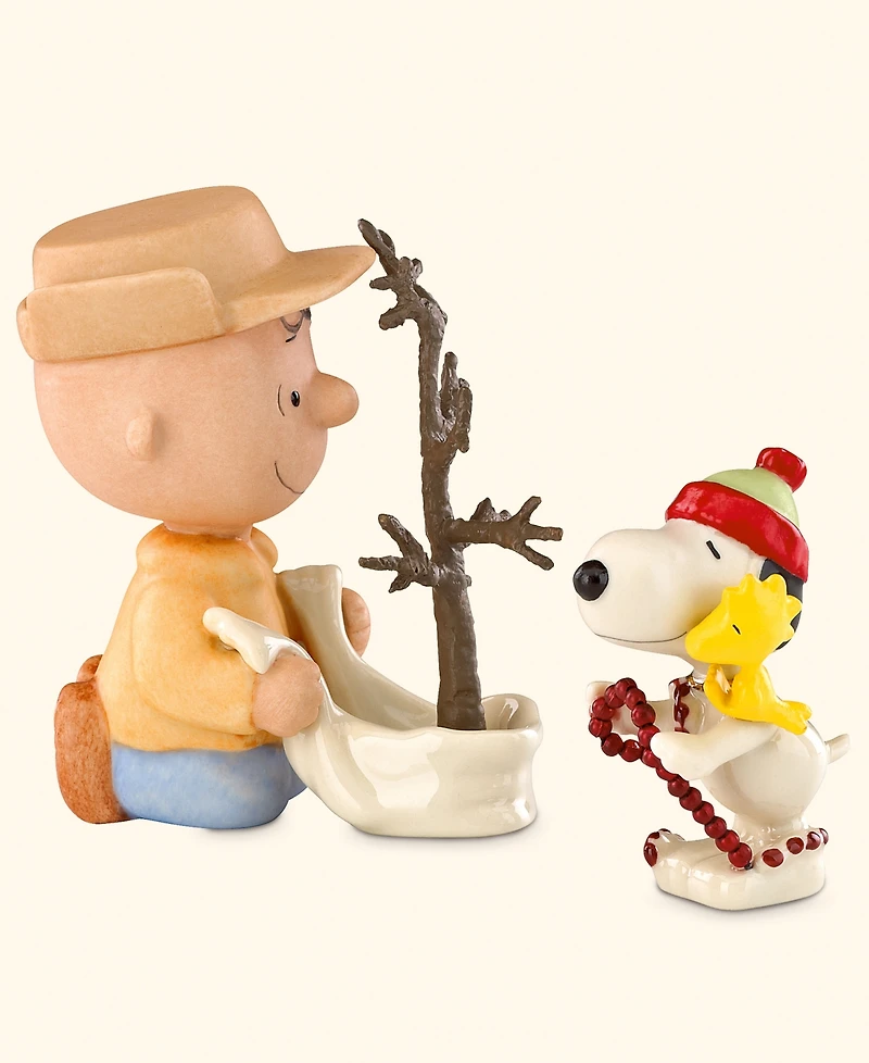 Lenox Snoopy & A Charlie Brown Christmas Peanuts 5 Pc. Figurine Set