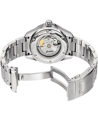 Certina Men's Swiss Automatic Ds Action Gmt Powermatic 80 Stainless Steel Bracelet Watch 41mm