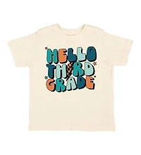 Sweet Wink Little and Big Boys Hello Third Grade Short Sleeve T-Shirt