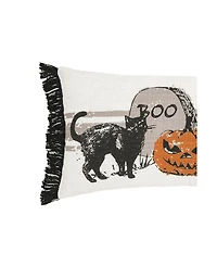 20" x 10" Trick Or Treat Halloween Printed Throw Pillow