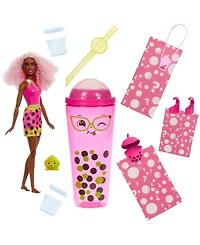 Barbie Pop Reveal Bubble Berry Bliss Scented Tea Series & Doll Accessories Set