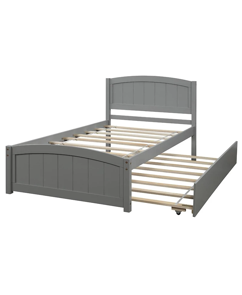 Streamdale Twin Platform Bed With Trundle