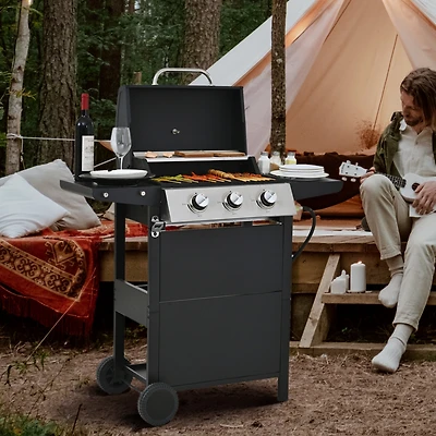 Streamdale 3-Burner Stainless Steel Propane Gas Grill