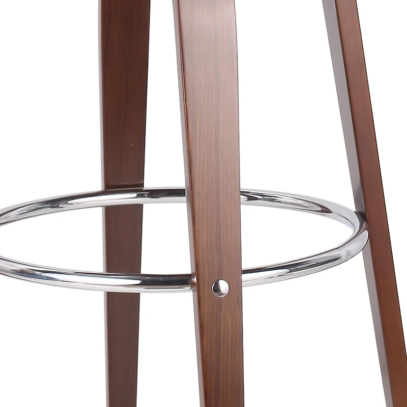 Streamdale Bentwood Barstool with Faux Leather