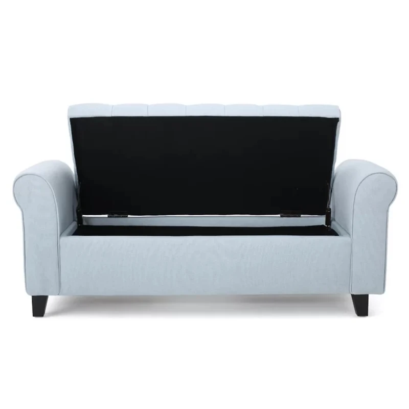 Simplie Fun Modern Diamond Tufted Storage Ottoman with Versatile Style