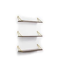 Streamdale Altai Floating Metal Shelves, Triple