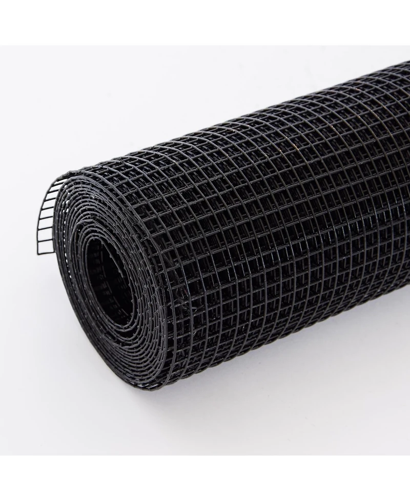 Streamdale 36"x50' Black Vinyl Hardware Cloth, 19 Gauge, 1/4" Mesh