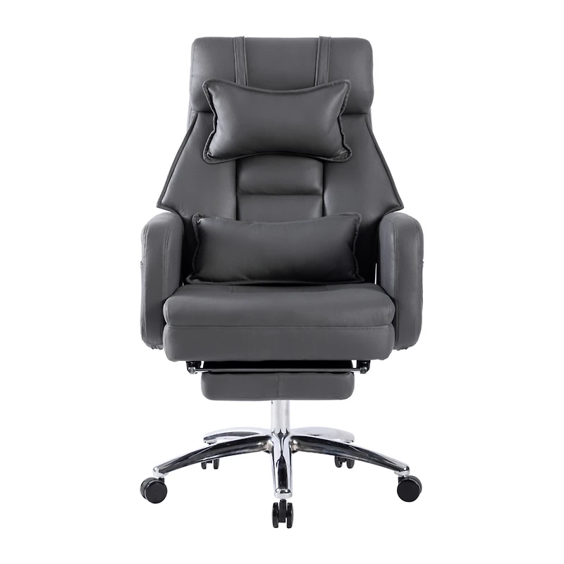 Streamdale Ergonomic Swivel Chair with Lumbar Support and Footrest