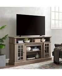 Streamdale Modern Tv Stand for 65" Tv with Storage Space, Wash 58.25"x15.75"x32"