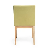 Streamdale Comfortable and Stylish Gray Linen Blended Fabric Dining Chairs
