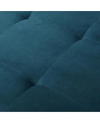 Streamdale Versatile Square Ottoman with Tufted Top for Seating or End Table