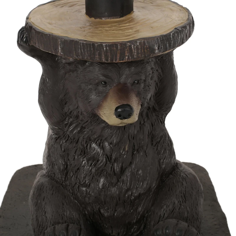 Streamdale Quirkily Refreshing Dark Brown Umbrella Base with Hand-Crafted Details