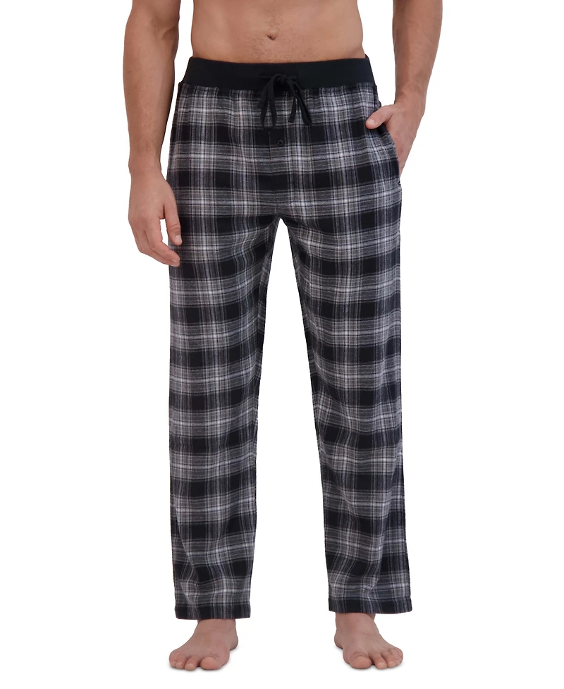 Hanes Men's Ultra Soft Plaid Flannel Pajama Pants
