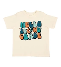 Sweet Wink Toddler Boys Hello Second Grade Short Sleeve T-Shirt