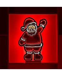 Slickblue Santa Infinity Light 22.5"H Acrylic Ul Plug Included