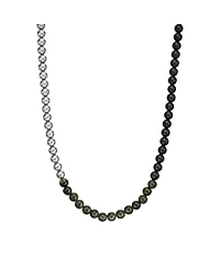 Armani Exchange Men's Armani Exchange Green Serpentine Beaded Necklace