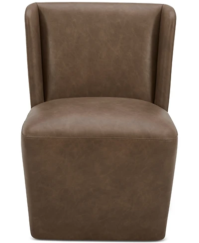 Seham Faux Leather Dining Chair, Created for Macy's