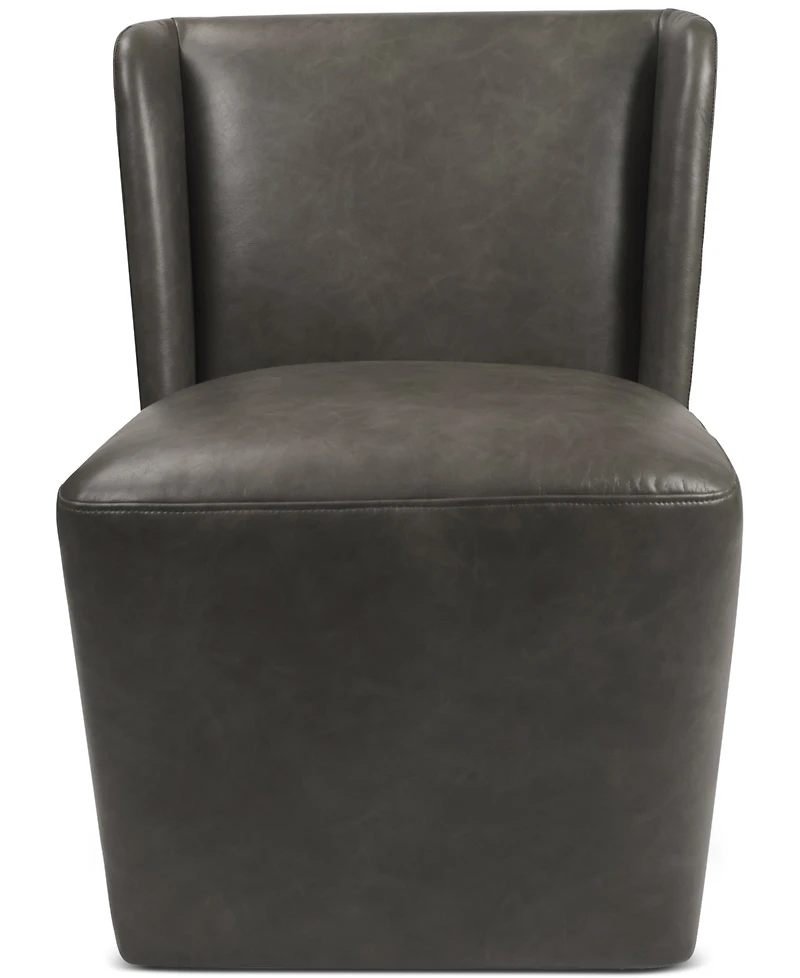 Seham Faux Leather Dining Chair, Created for Macy's