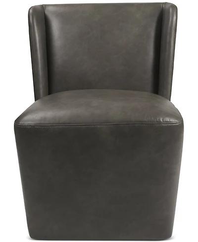 Seham Faux Leather Dining Chair, Created for Macy's