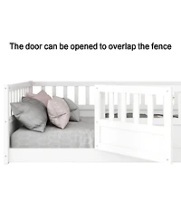 Streamdale Montessori Floor Bed with Safety Barrier