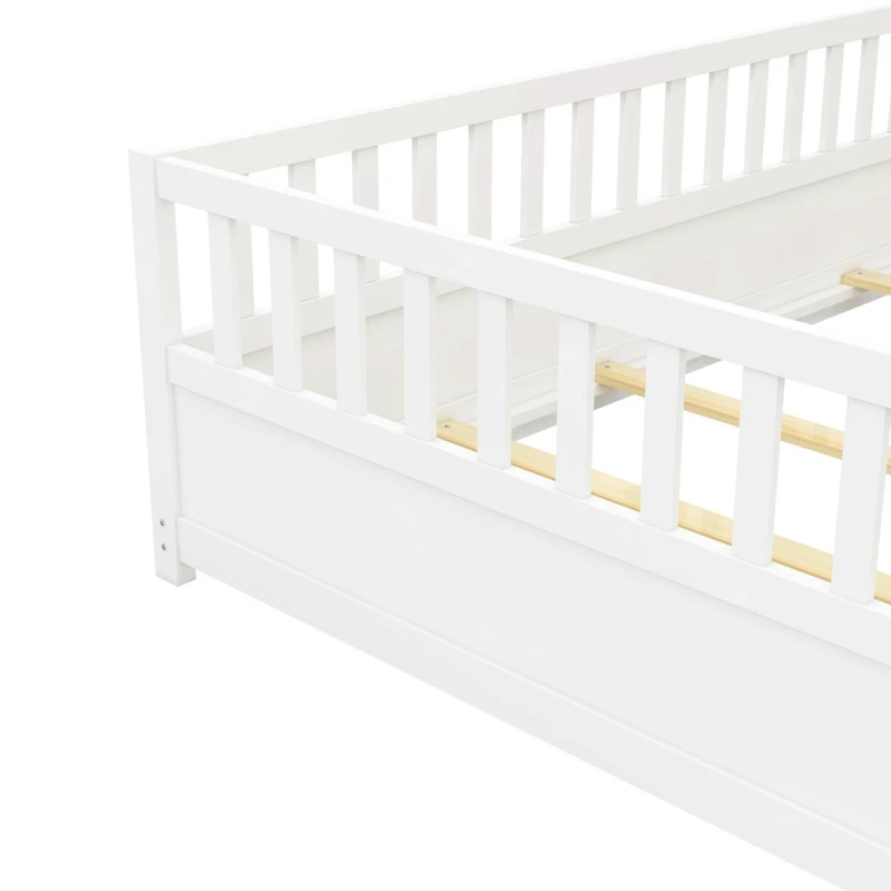 Streamdale Montessori Floor Bed with Safety Barrier