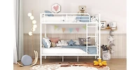 Streamdale Full Over Metal Bunk Bed, White
