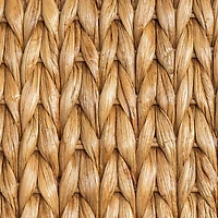 Chett 26.38" Minimalist Hand-Woven Hyacinth/Wood Underbed Storage Bin with Wheels and Handles