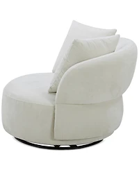 Ordesh Fabric Swivel Chair, Created for Macy's