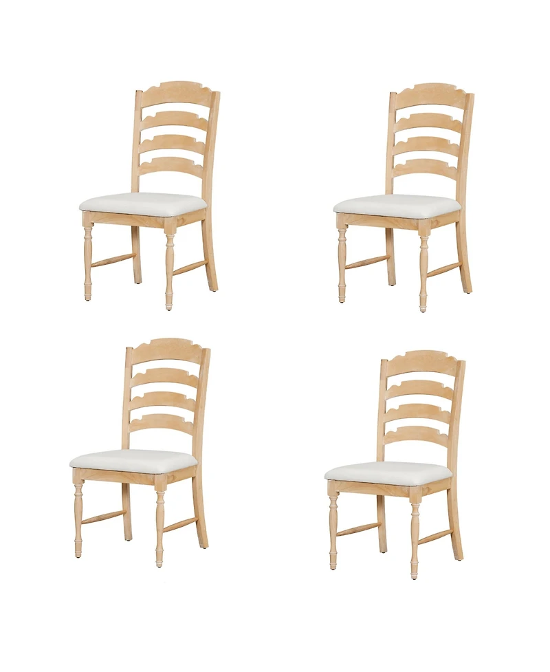 Streamdale Vintage 9-Piece Extendable Dining Set with Upholstered Chairs