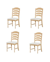 Streamdale Vintage 9-Piece Extendable Dining Set with Upholstered Chairs