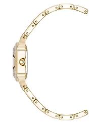 Anne Klein Women's Quartz Petite Hexagonal Gold-Tone Alloy Metal Bracelet Watch, 21mm