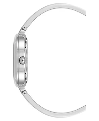 Anne Klein Women's Quartz Interchangeable Bezel Silver-Tone Alloy Metal Watch Set, 30mm