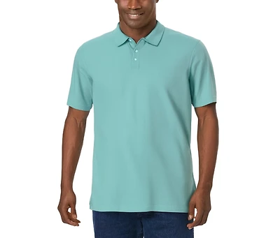 KingSize Big & Tall Longer-Length Shrink-Less Cotton Polo Shirt