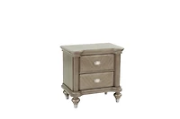 Simplie Fun Nightstand In Champagne