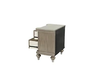 Simplie Fun Nightstand In Champagne