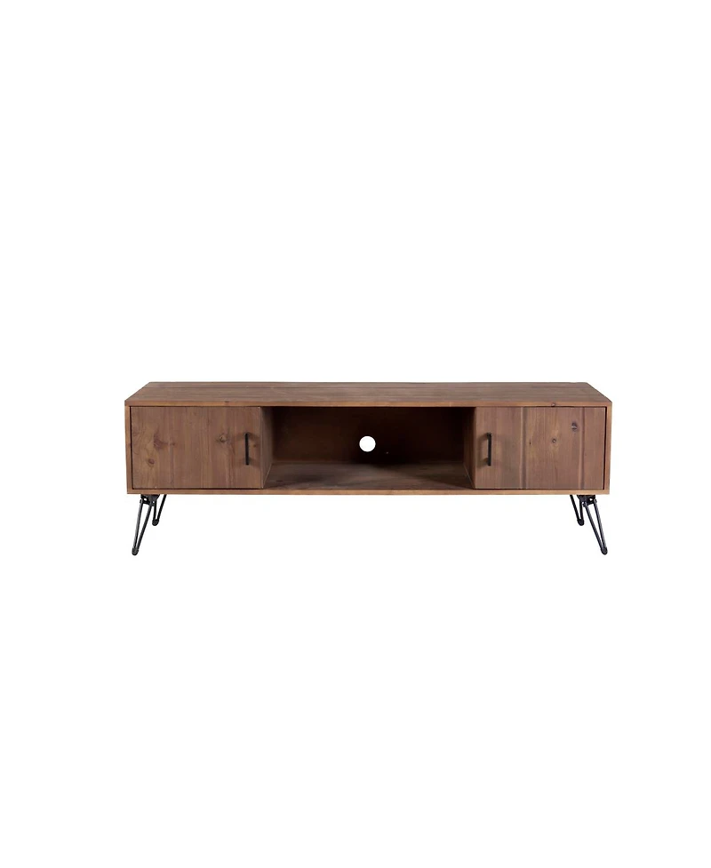 Streamdale Reclaimed Wood Media Tv Stand with Storage