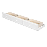 Streamdale Twin-Over-Full Bunk Bed With Drawers, Ladder And Storage Staircase