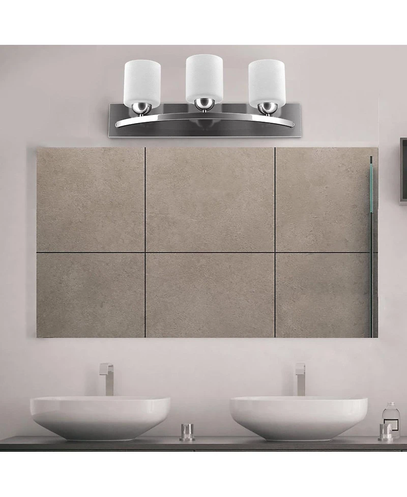 Givimo Glass Wall Sconce for 3 Bulbs
