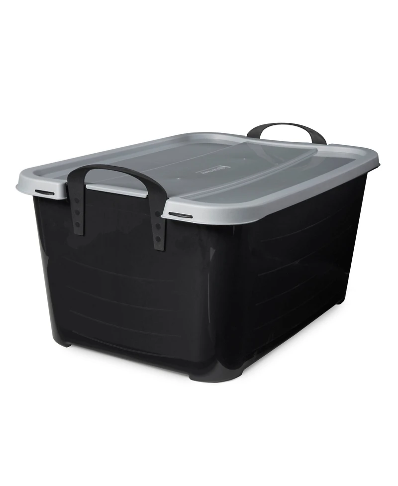 Life Story 55 Qt Stackable Home Organization Lidded Storage Container, (6 Pack)