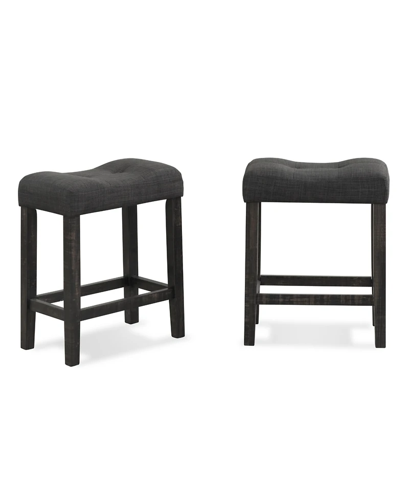 Simplie Fun Wood 3-Piece Counter Height Dining Set, Gray