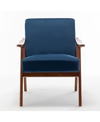 Simplie Fun Mid-Century Modern Velvet Accent Armchair Style, Comfort, and Durability