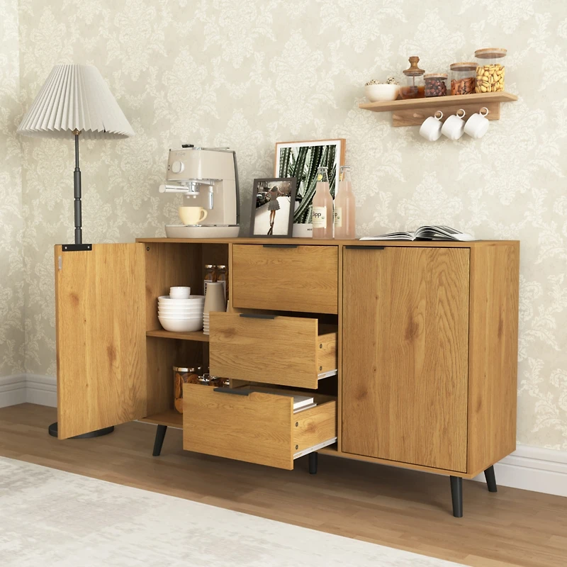 Streamdale Furniture Multipurpose Spacious Sideboard Storage Cabinet, Sturdy and Durable