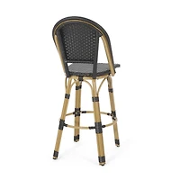 Streamdale Stylish and Durable Aluminum Barstool Set for Outdoor Enjoyment